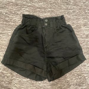 forever 21 paperbag shorts